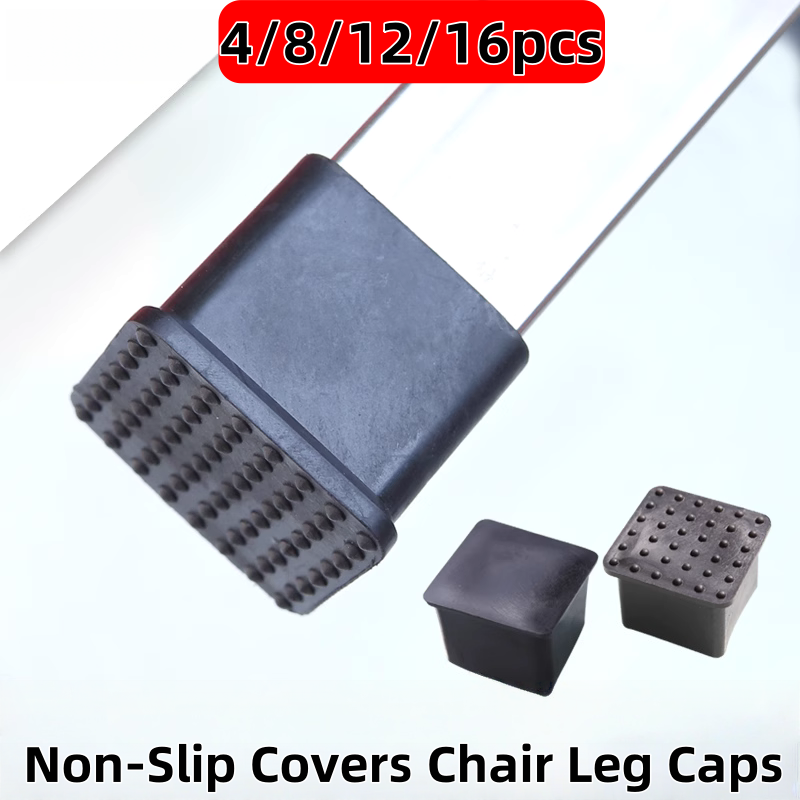 Furniture Hardware Feet - 4-16Pcs Non-Slip Chair Leg Caps Rubber