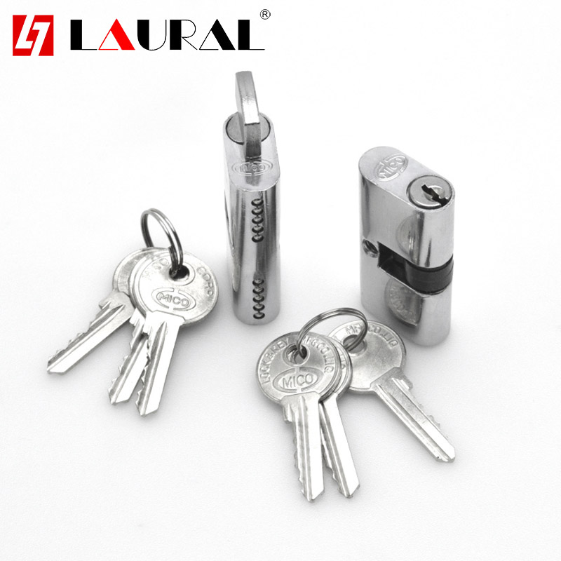 Furniture Sliding Door Hardware - Indoor Door Lock Core 54mm Single