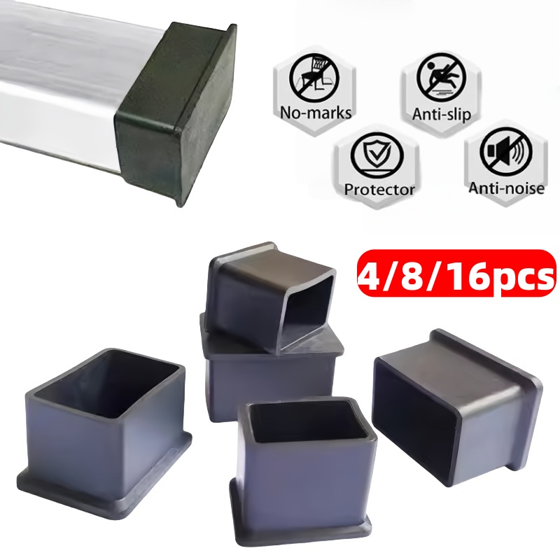 Furniture Hardware Feet - 4/8/16pcs PVC Chair Leg Caps Furniture