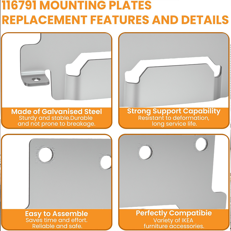 6pcs Midbeam Bed Monunting Bra - Furniture Hardware Ikea 评论和价格
