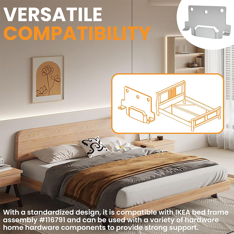 6pcs Midbeam Bed Monunting Bra - Furniture Hardware Ikea 评论和价格
