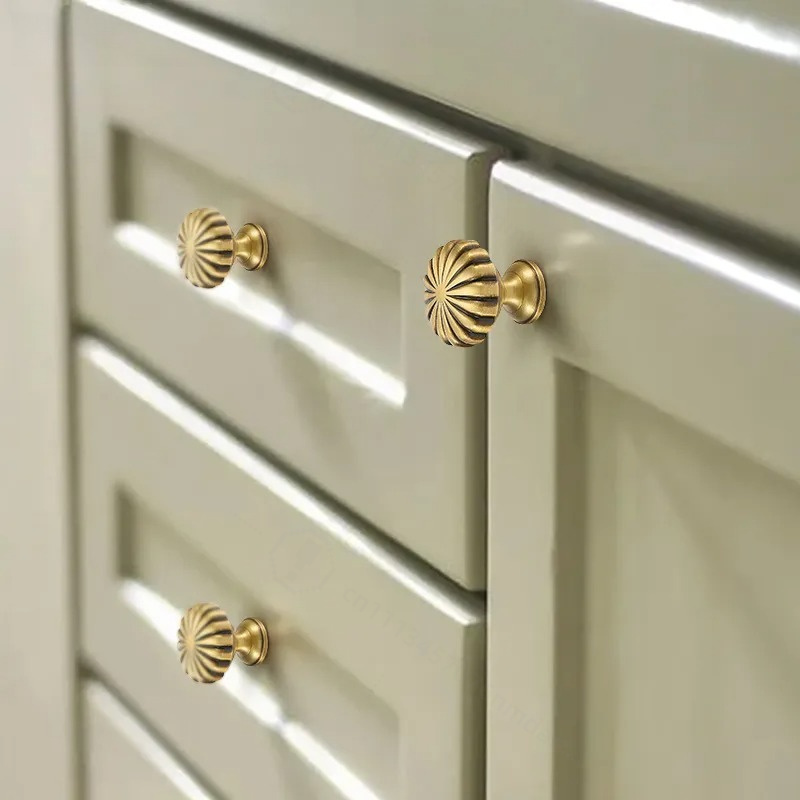 French Simple Brass Ball Knob  - Furniture Hardware Knobs 评论和价格