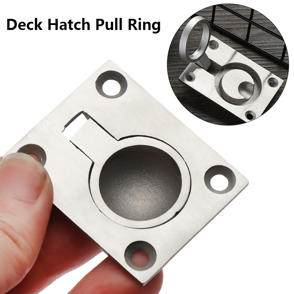 Stainless Steel Flush Pull Rin - Furniture Hardware Knobs 评论和价格