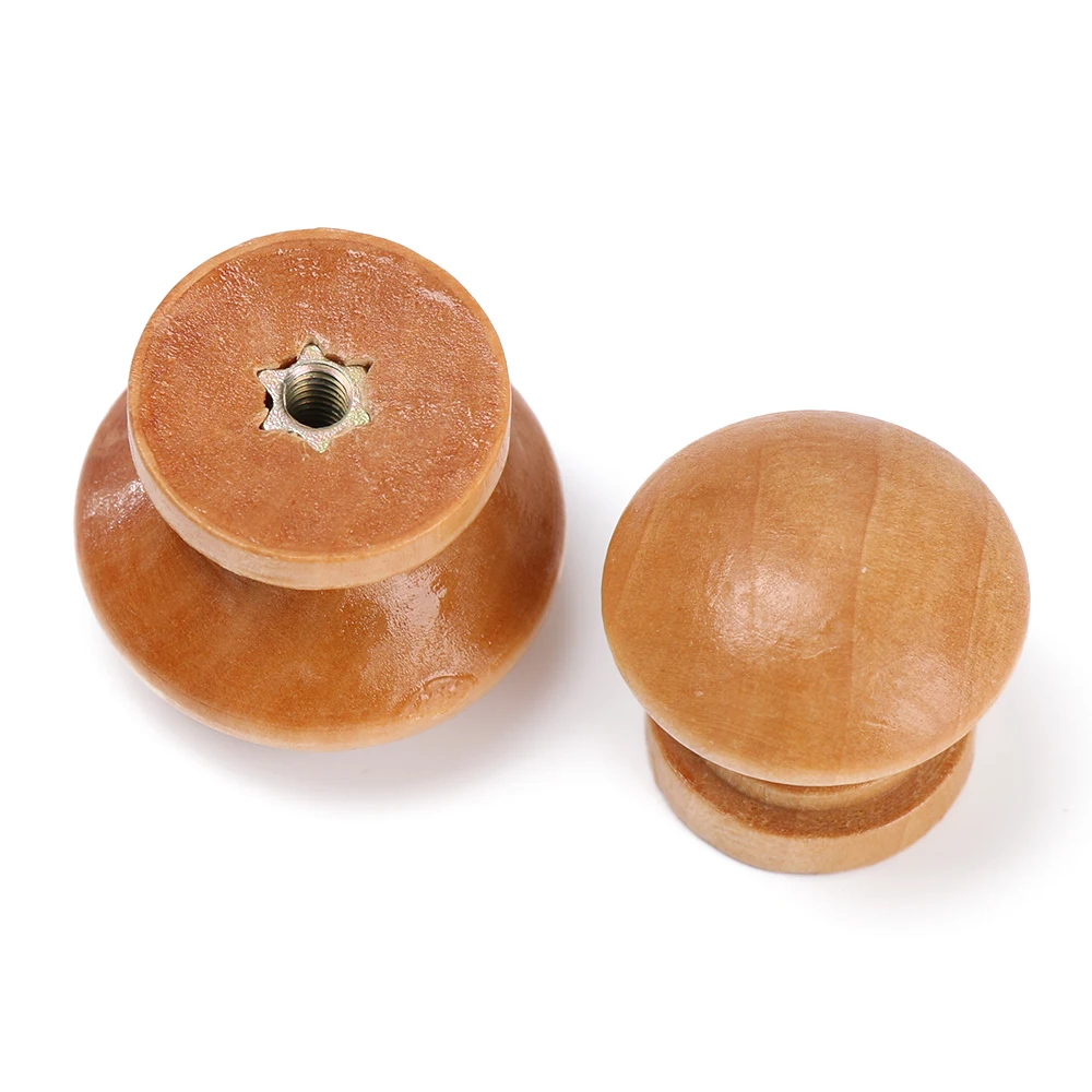 10pcs/Lot Round Shape Natural  - Furniture Hardware Knobs 评论和价格