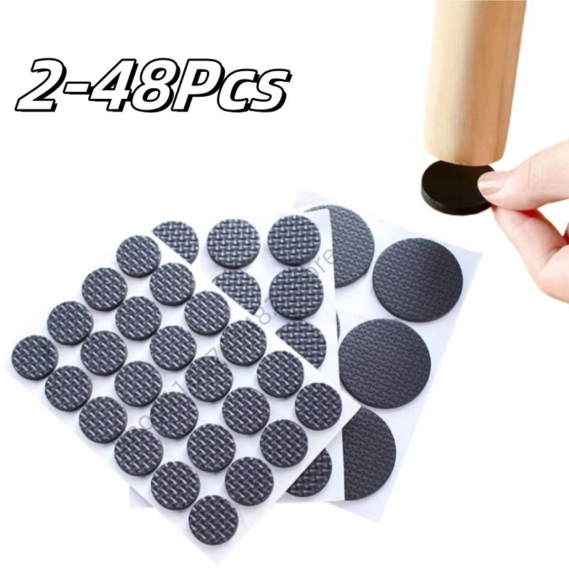2-48Pc Self Adhesive Black Fur - Furniture Hardware Feet 评论和价格