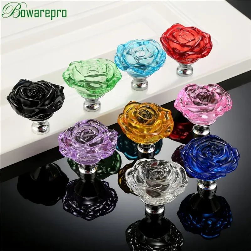 bowarepro 50MM Crystal Rose Gl - Furniture Hardware Knobs 评论和价格