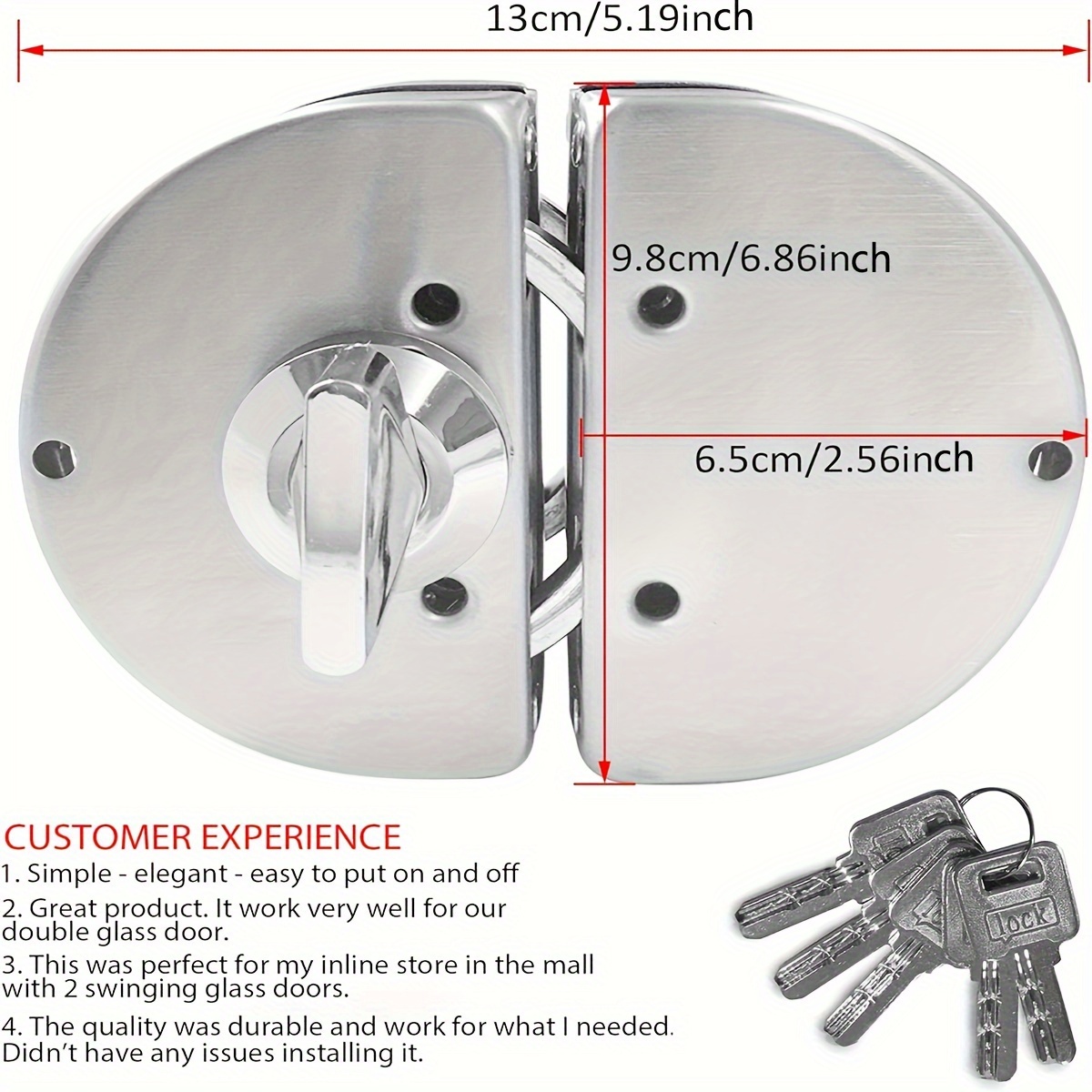 10-12mm Glass Swing Push Slidi - Furniture Sliding Door Hardware 评论和价格