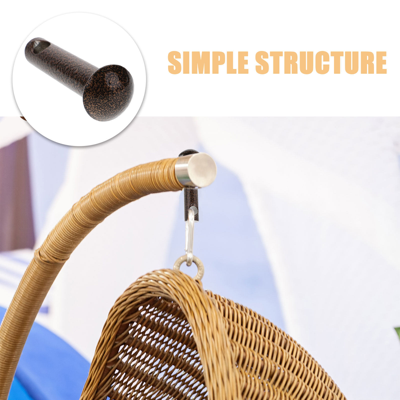 2Pcs Hammock Chair Pin Plug He - Furniture And Hardware 评论和价格