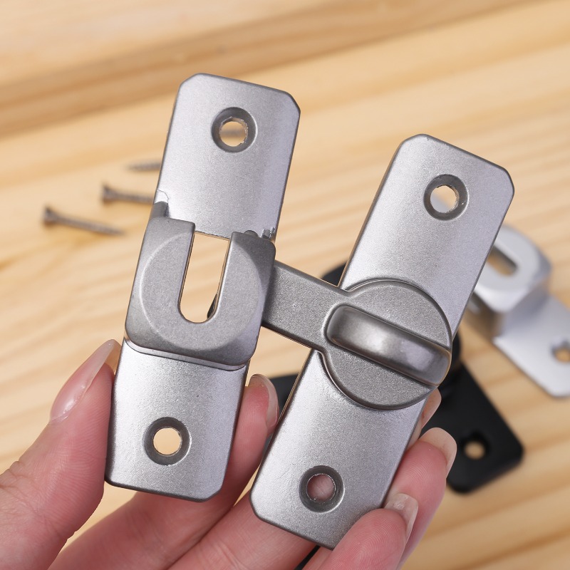 90/180° Rotate Door Lock Zinc  - Furniture Sliding Door Hardware 评论和价格