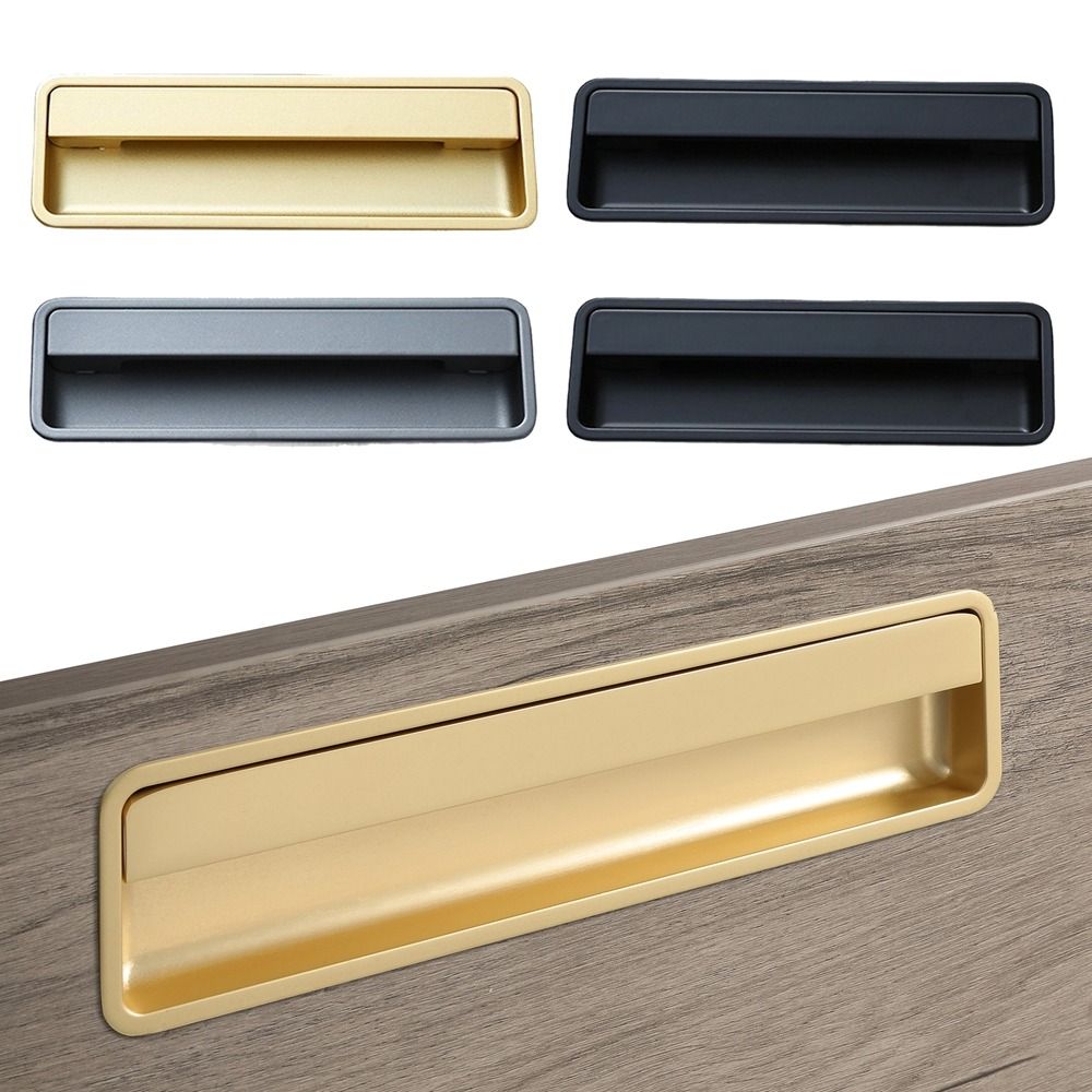 Fashion Aluminium Alloy Recess - Furniture Hardware Knobs 评论和价格