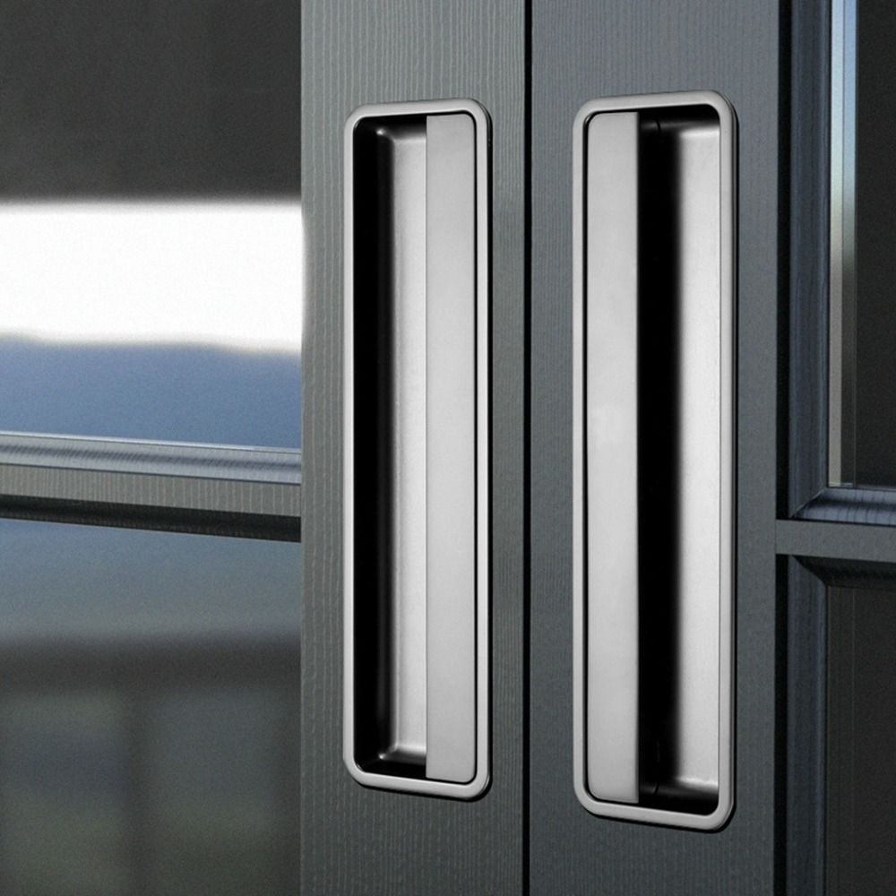 Fashion Aluminium Alloy Recess - Furniture Hardware Knobs 评论和价格
