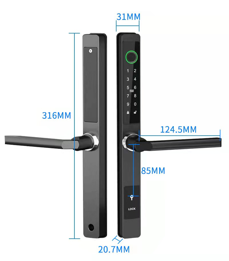 ZHDCOOKEY Biometric Digital Do - Furniture Sliding Door Hardware 评论和价格