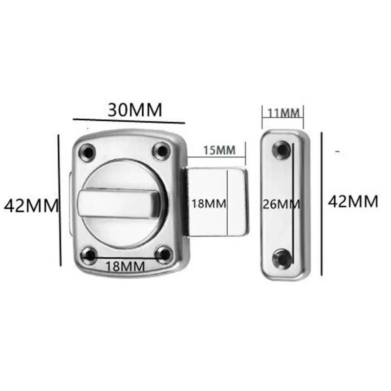 Anti-theft Cast Metal Door Lat - Furniture Sliding Door Hardware 评论和价格