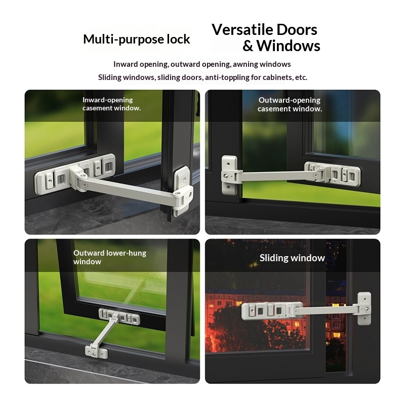 Adjustable Home Baby Safety Lo - Furniture Sliding Door Hardware 评论和价格