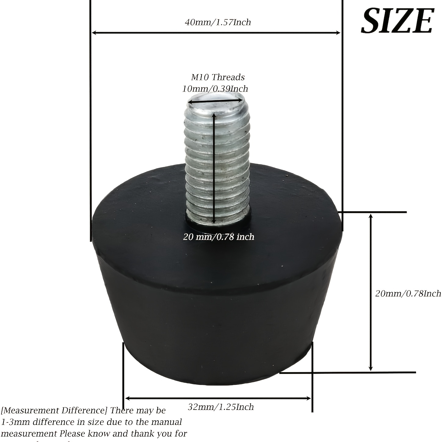 4Pcs Rubber Adjustable Feet Pa - Furniture Hardware Feet 评论和价格