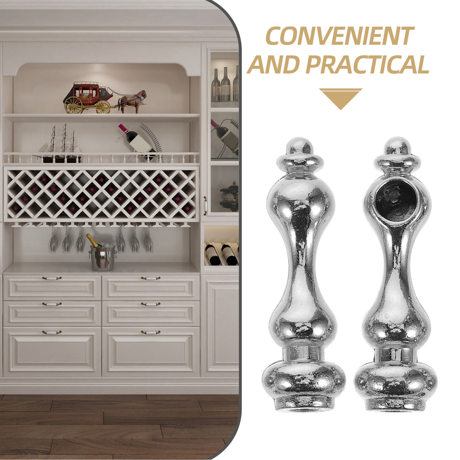 4Pcs Railing Accessories Furni - Furniture And Hardware 评论和价格