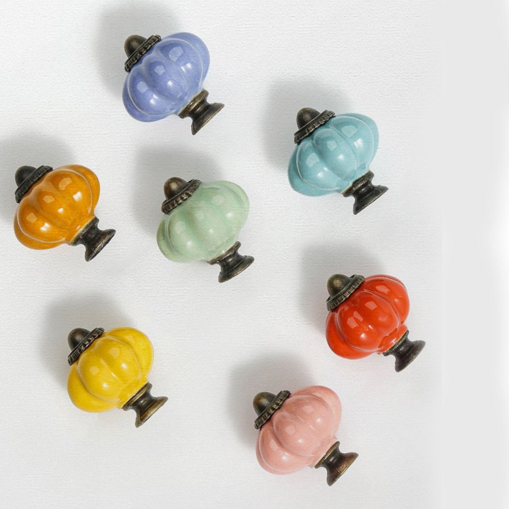 Simple Single Hole Ceramic Pum - Furniture Hardware Knobs 评论和价格