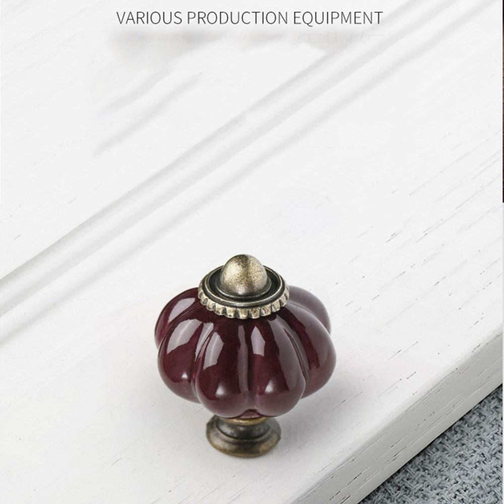 Simple Single Hole Ceramic Pum - Furniture Hardware Knobs 评论和价格
