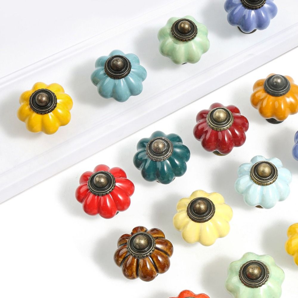 Simple Single Hole Ceramic Pum - Furniture Hardware Knobs 评论和价格